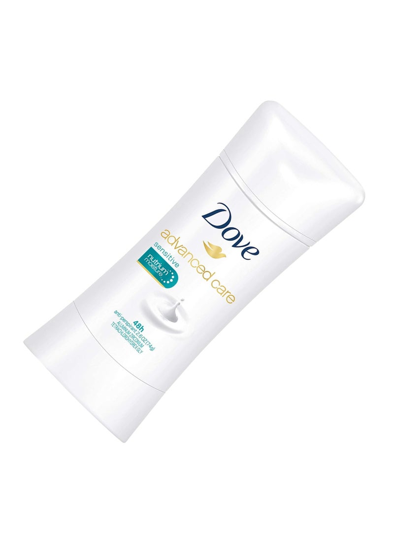 Dove Advanced Care Fragrance Antiperspirant Women's Beyond Deodorant, Sensitive 2.6 Oz, 74g - Image 2
